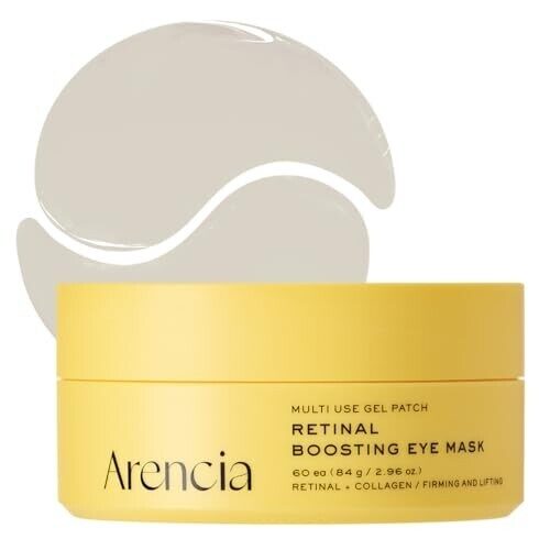 Hidrogēla acu patči ar retinalu un kolagēnu Arencia Retinal Boosting Eye Mask